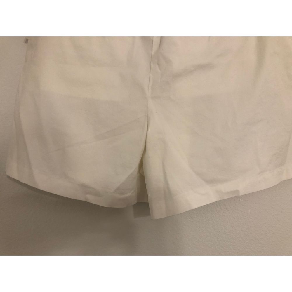 Brand New Anthropologie Maeve White Pleated Front Tennis Mini Skort Size 10 - Picture 9 of 13